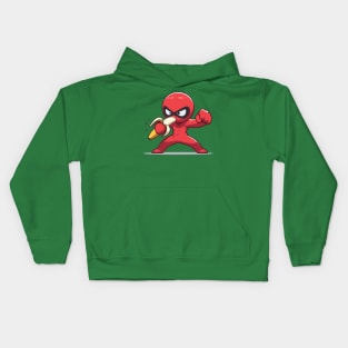 Red Banana Man Kids Hoodie